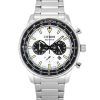 Reloj Citizen Eco-Drive cronógrafo de acero inoxidable con esfera blanca CA4500-91A 100M para hombre