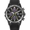 Reloj Casio Edifice Sospensione con cronógrafo analógico, correa de resina, esfera gris, solar EQS-960PB-1AV, 100 m, para hombre