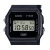 Reloj Casio POP Digital F-91WB-1A unisex con correa de resina de origen biológico y color negro