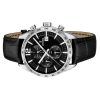 Festina Timeless Chronograph - Reloj de cuarzo para hombre, correa de piel, esfera negra, F16760-4