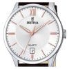 Reloj Festina Classics de cuarzo con correa de piel y esfera blanca F20426-4 para hombre