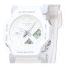 Reloj Casio G-Shock analógico digital de resina blanca con esfera blanca y correa de cuarzo GA-2300-7A 200M para hombre