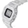 Reloj Casio G-Shock Digital White con correa de resina de base biológica Tough Solar GMS-S5600RT-7 200M para mujer