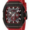 Reloj para hombre Invicta S1 RTodosy Gravity Defier cronógrafo multifunción con esfera esqueleto roja de cuarzo 44887 100M