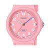 Reloj Casio Pop analógico de cuarzo con correa de resina biológica y esfera rosa LQ-24B-4B para mujer