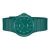 Reloj analógico Casio POP unisex con correa de resina de base biológica y esfera verde de cuarzo MQ-24B-3B