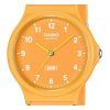 Reloj analógico Casio POP de cuarzo con correa de resina de base biológica y esfera naranja MQ-24B-9B unisex