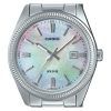 Reloj Casio Standard analógico de cuarzo con baño de iones de acero inoxidable y madreperla MTP-1302DS-7AV para hombre