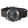 Reloj para hombre Casio ProTrek analógico digital con correa de tela de cordura verde y esfera gris Tough Solar PRW-6900YB-3 100