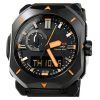 Reloj para hombre Casio ProTrek analógico digital con correa de cuero marrón y esfera gris Tough Solar PRW-6900YL-5 100M