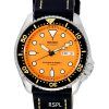 Reloj para hombre Seiko Automatic Diver's Ratio Black Leather SKX011J1-LS2 200M