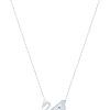 Collar Swarovski Swan White Rhodium 5514421 para mujer