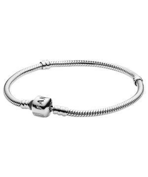 Pulsera con dijes icónicos de plata esterlina Pandora Moment 590702HV-16 para mujer