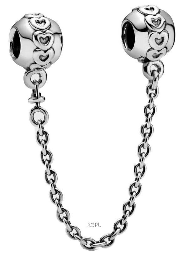 Cadena de seguridad Pandora Hearts 791088-05 para mujer