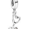 Charm colgante con forma de corazón y estetoscopio de Pandora 799072C01 para mujer