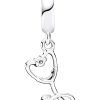 Charm colgante con forma de corazón y estetoscopio de Pandora 799072C01 para mujer