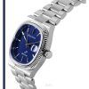 Reloj de cuarzo Bulova Classic Super Seville 262kHz Precisionist de acero inoxidable con esfera azul 96B440 para hombre