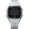 Reloj unisex Casio Vintage Digital Smartphone Link de acero inoxidable de cuarzo ABL-100WE-1B