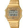 Reloj unisex Casio Vintage Digital Smartphone Link de acero inoxidable en tono dorado ABL-100WEG-9A