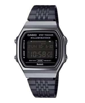 Reloj unisex Casio Vintage Digital Smartphone Link de acero inoxidable de cuarzo ABL-100WEGG-1B