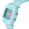 Reloj Casio Baby-G Digital con correa de resina y esfera verde menta de cuarzo BGD-10-3 100M para mujer