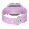 Reloj Casio Baby-G Digital con correa de resina y esfera rosa de cuarzo BGD-10-4 100M para mujer