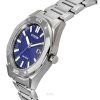 Reloj Citizen Eco-Drive de acero inoxidable con esfera azul BM7630-80L 100M para hombre