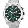 Festina Sports Chorongraph Acero inoxidable Esfera verde Cuarzo F20463-3 F204633 100M Reloj para hombre