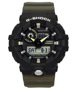 Reloj analógico digital Casio G-Shock GA-710TU-1A3 de cuarzo con correa de resina y esfera negra, 200 m, para hombre