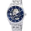 Hamilton Jazzmaster Skeleton - Reloj automático de acero inoxidable con esfera azul H42535141 para hombre