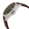 Hamilton Khaki Aviation Pilot Correa de cuero Esfera verde Automático H64635560 100M Reloj para hombre