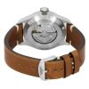 Reloj automático Iron Annie Flight Control para hombre, correa de piel marrón, esfera beige luminosa, 51643