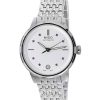 Mido Rainflower Acentos de cristal Esfera blanca Automático M043.207.11.011.00 M0432071101100 Reloj para mujer