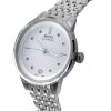 Mido Rainflower Acentos de cristal Esfera blanca Automático M043.207.11.011.00 M0432071101100 Reloj para mujer