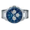 Reloj Casio Standard analógico de cuarzo con esfera azul y baño de iones de acero inoxidable MTP-1374D-2A3V para hombre