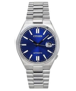 Reloj Citizen Tsuyosa de acero inoxidable con esfera azul automático NJ0150-81L para hombre