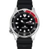 Reloj automático para hombre Citizen Promaster Marine con correa de caucho y esfera negra NY0085-19E 200M