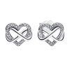 Pendientes Pandora con corazón infinito brillante 292667C01 para mujer