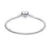 Pulsera Pandora Moments de plata con cierre en forma de corazón 590719-18 para mujer