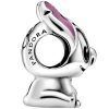 Charm de plata con esmalte negro y morado de Lilo y Stitch de Pandora Disney 798844C01 para mujer