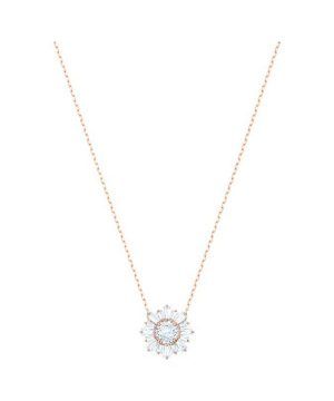 Colgante Swarovski Idyllia bañado en oro rosa y circonitas 5451376 para mujer