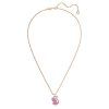 Colgante con cristales Swarovski Dazzling Swan en tono oro rosa y baño en oro rosa 5647552 para mujer