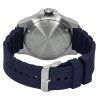 Reloj de buceo de cuarzo con esfera azul y correa de caucho inoxidable Victorinox Swiss Army 241688-1 200M para hombre