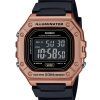 Reloj Casio Standard Digital con correa de resina y cuarzo W-218HM-5BV para hombre