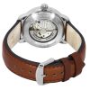 Reloj Zeppelin Mediterranean con correa de piel y esfera beige, automático, 96685, para hombre