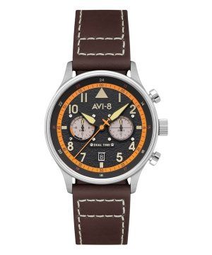 Reloj de cuarzo para hombre AVI-8 Hawker Hurricane Carey con doble horario Imperial War Museums Edition AV-4088-07 con esfera ne