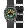 Reloj automático para hombre AVI-8 Flyboy Wingman Worldtimer GMT con esfera gris tropical AV-4120-04 y correa adicional