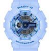 Reloj Casio Baby-G analógico digital con correa de resina azul y esfera azul de cuarzo BA-110YK-2A 100 m para mujer