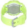 Reloj analógico digital Casio Baby-G con correa de resina verde y esfera verde de cuarzo BA-110YK-3A 100 m para mujer