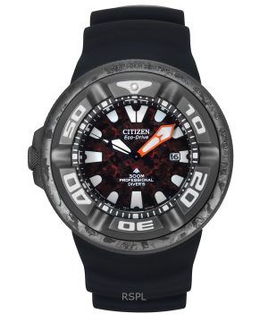 Reloj Citizen Eco-Drive Marine Godzilla de edición limitada con esfera roja para buceo BJ8059-03Z 300M para hombre